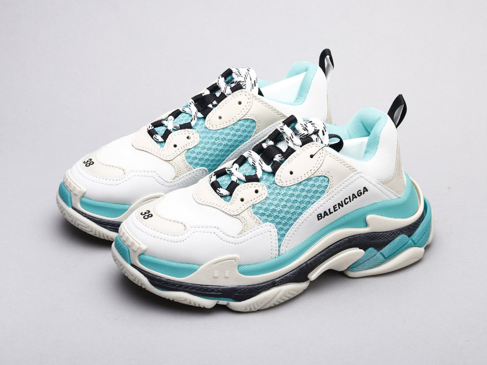 Ezyycart Bags Bla Triple S Tiffany Green Sneaker