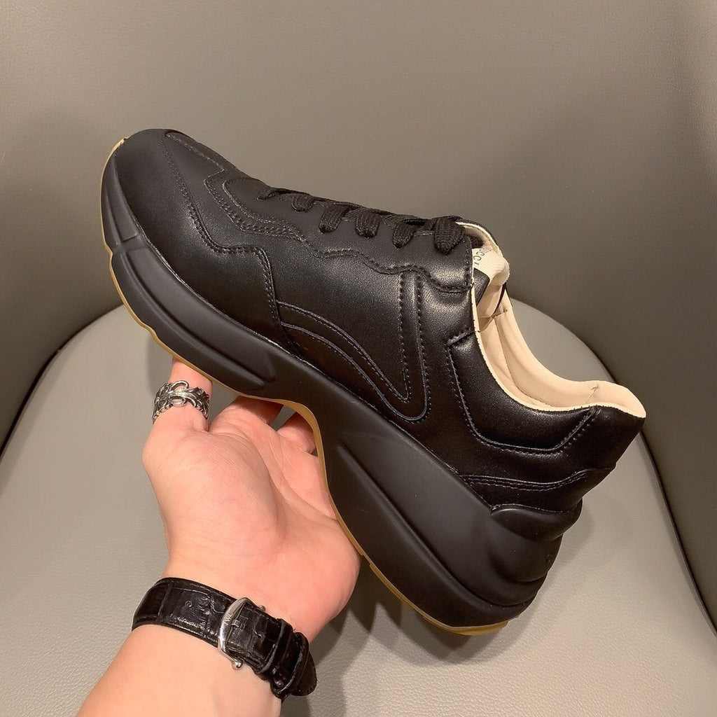 Ezyycart Bags MO-GCI RHYTON VINTAGE TRAINER LA BLACK SNEAKER 143