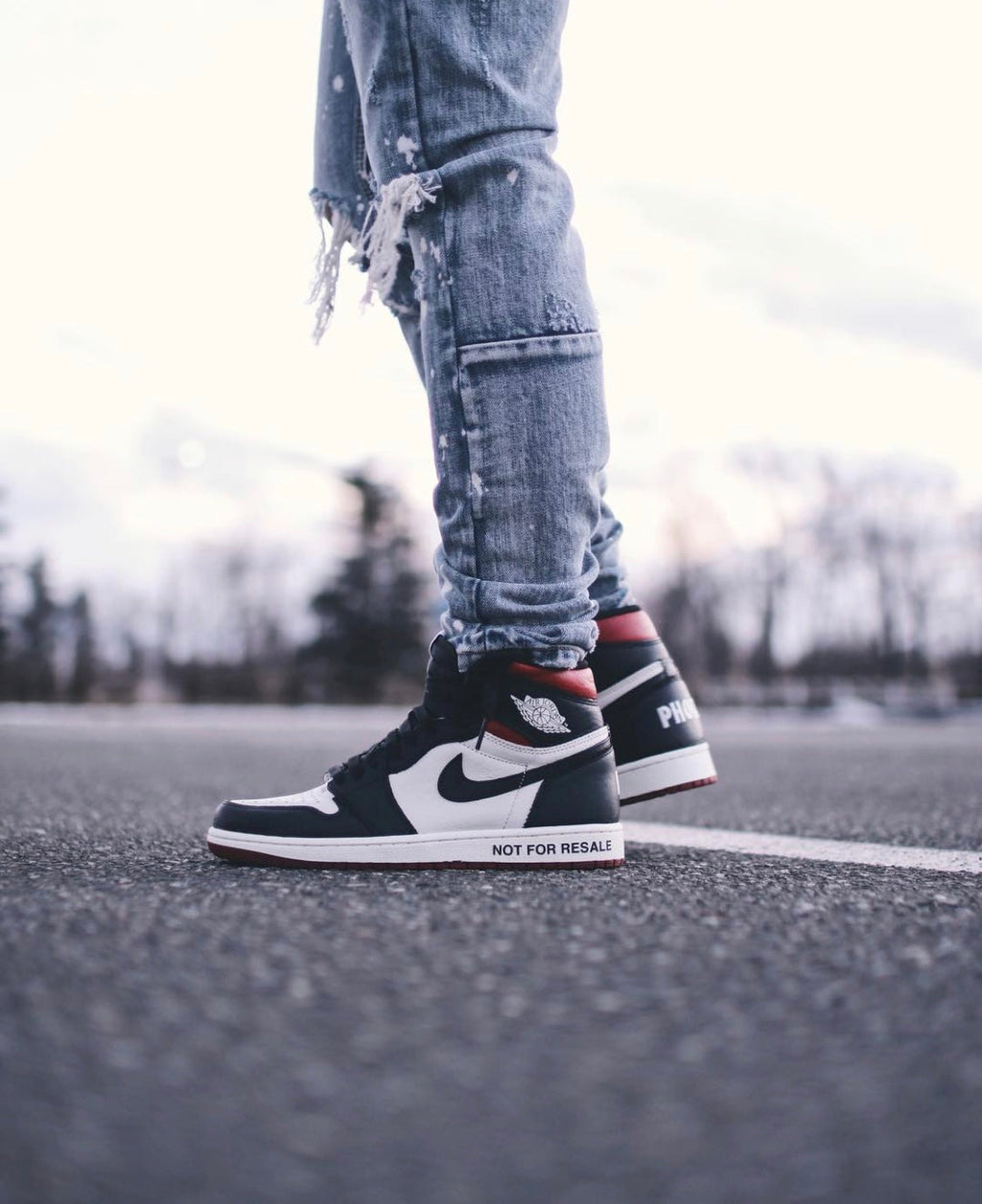 Ezyycart Bags AJ1 No resale of black and red