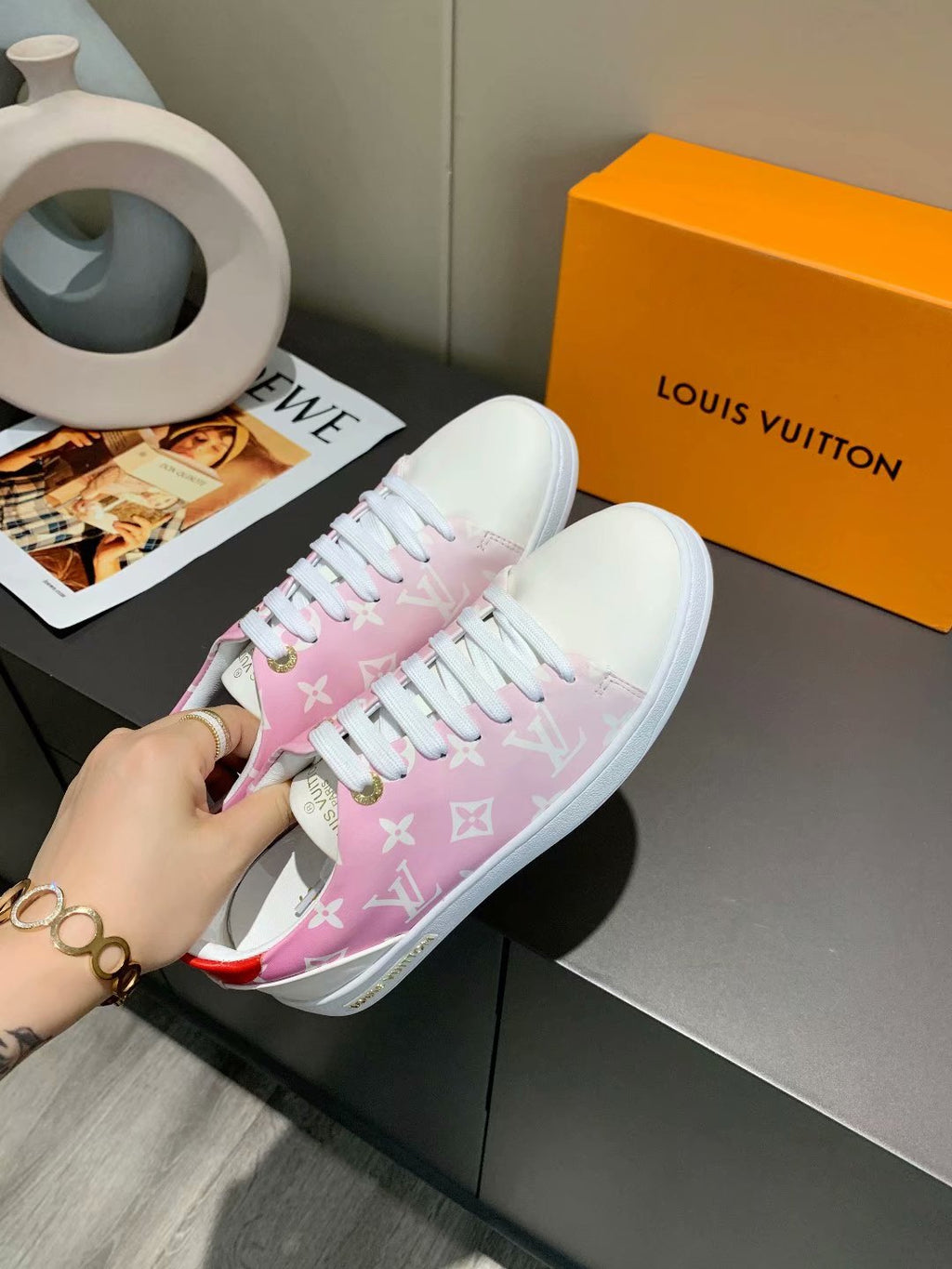 Anum Bags LUV Time Out Orange White Sneaker