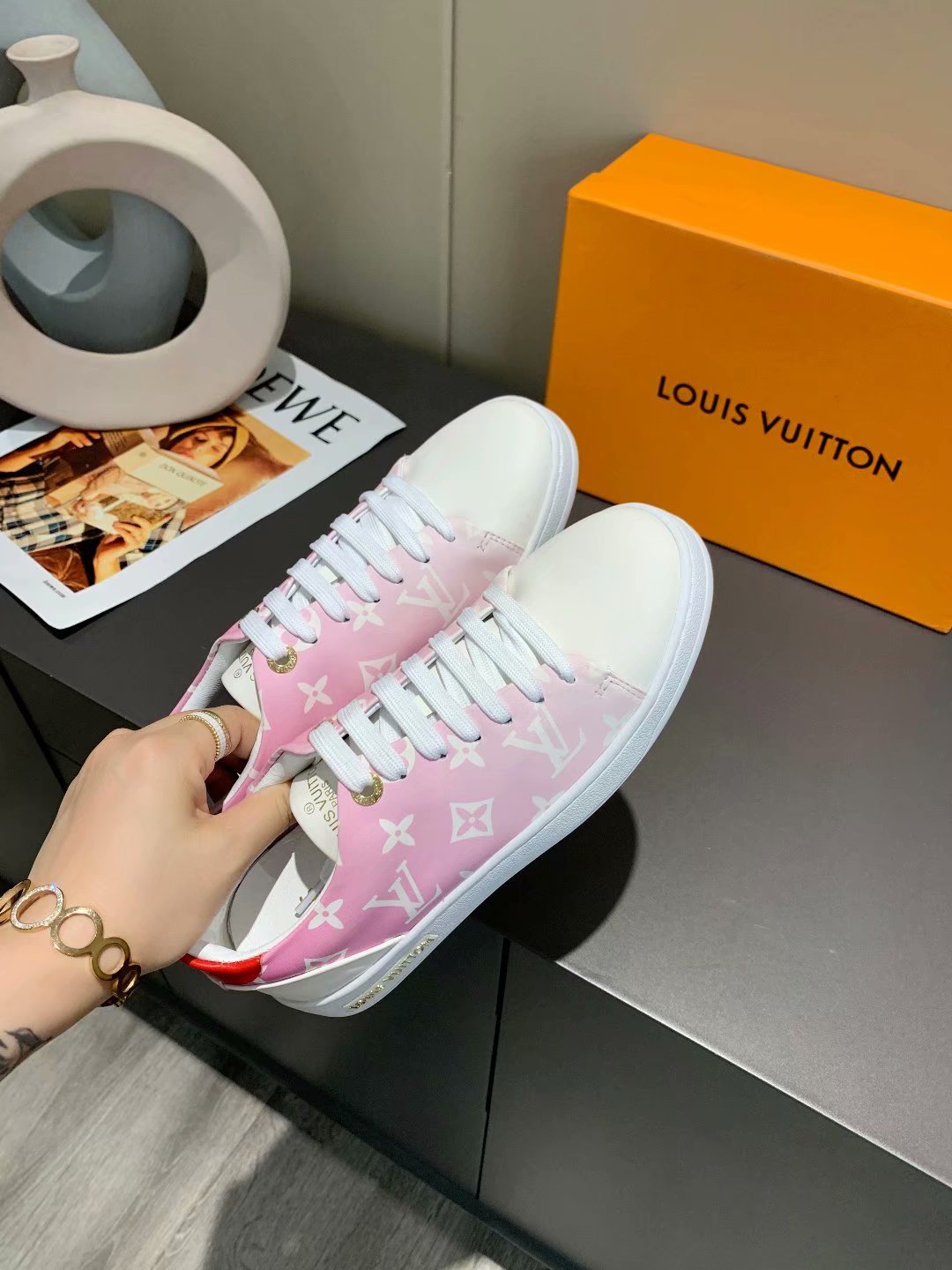 Anum Bags LUV Time Out Orange White Sneaker