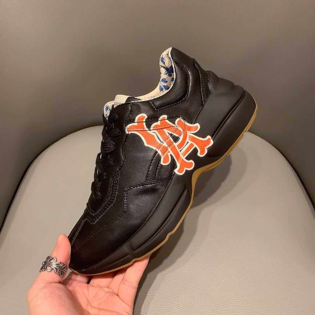 Ezyycart Bags MO-GCI RHYTON VINTAGE TRAINER LOGO BLACK SNEAKER 144