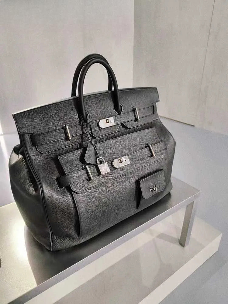 H-40 Herren-Tasche – Canvas & Echtleder für Alltag & Reise