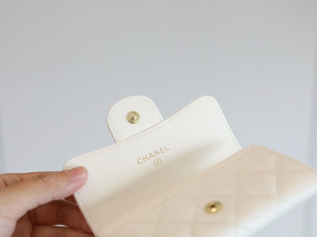 Anum Bags CHL CLASSIC CARD HOLDER WALLET WHITE AP0214