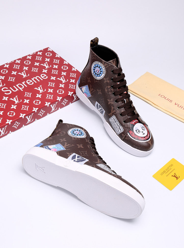 Anum Bags LUV Stellar Trainer Boot Brown Sneaker