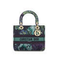 Ezyycart Bags DIR Lady D-Lite bag Blue Multicolor Toile de Jouy Voyage Embroidery M0565 44532