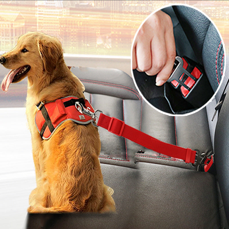 Auto-Gurt für Hunde | Verstellbarer Sicherheitsgurt für Haustiere im Auto