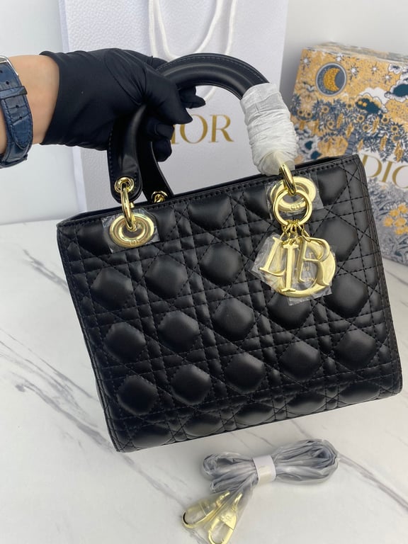 Anum Bags DIR MEDIUM LADY BLACK CANNAGE 24CM