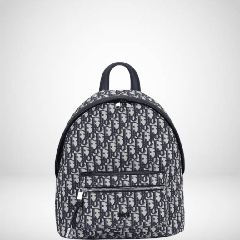Ezyycart Bags DIR BEIGE AND BLACK 38CM RIDER BACKPACK OBLIQUE JACQUARD