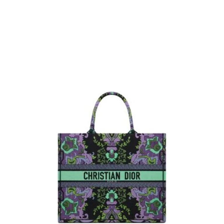 Ezyycart Bags DIR 41CM BOOK TOTE MULTICOLOR DIR INDIAN PURPLE EMBROIDERY M1286ZESKM19E