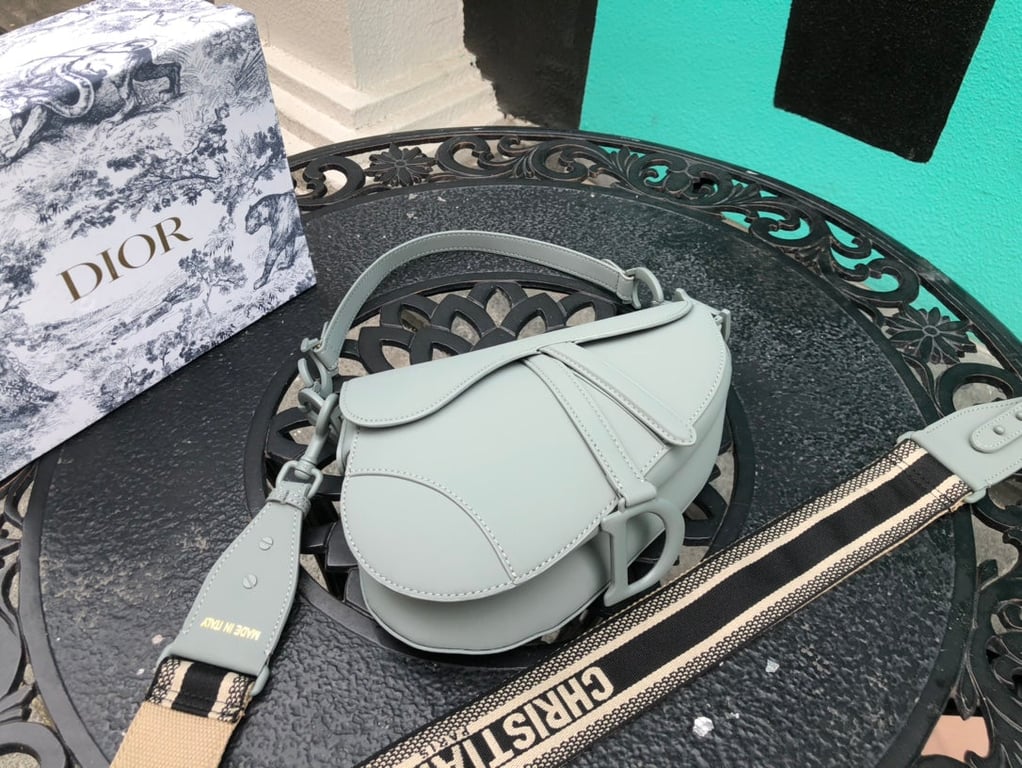 Ezyycart Bags DIR SADDLE ULTRA MATTE CALFSKIN GREY