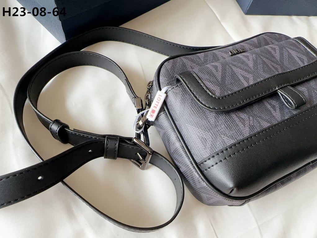 Anum Bags DIR HIT THE ROAD MESSENGER BAG CD BLACK 20CM