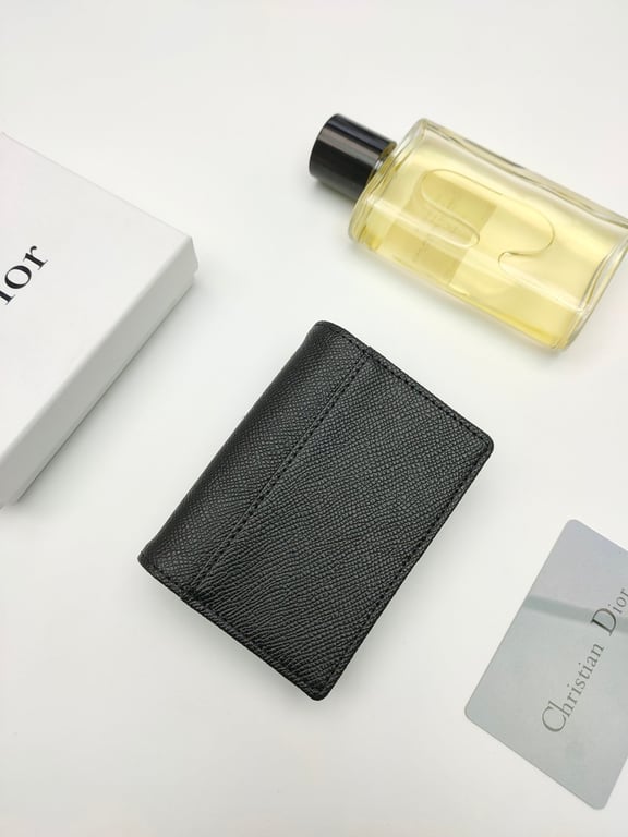Ezyycart Bags dir SADDLE FLAP CARD HOLDER BLACK GOATSKIN S5611CCEH_M900