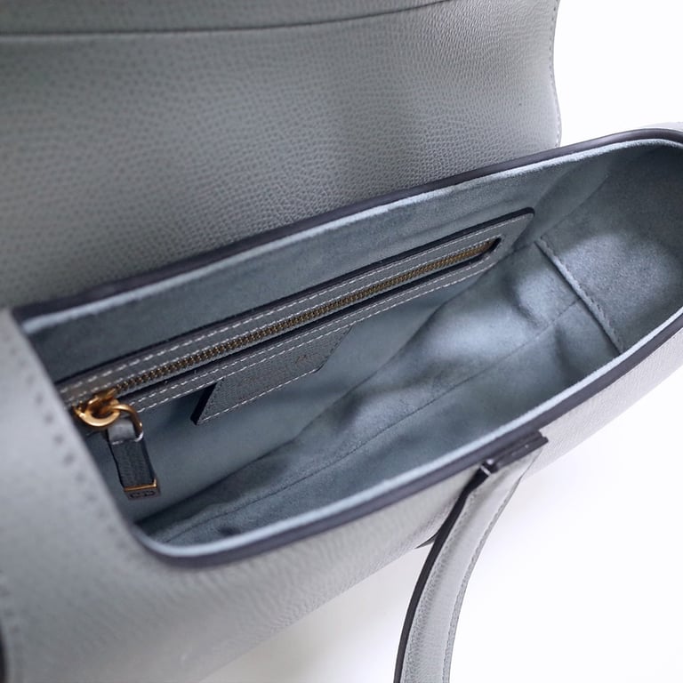 Anum Bags DIR MICRO SADDLE GOATSKIN CLOUD BLUE