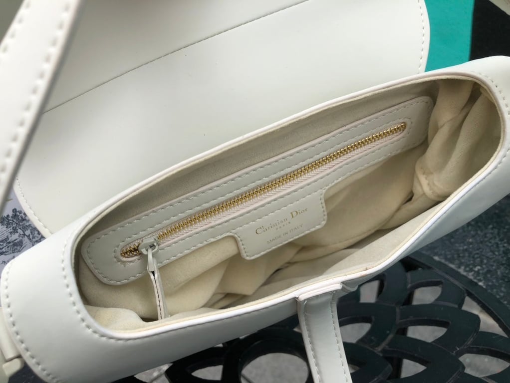 Anum Bags DIR SADDLE SMOOTH LEATHER WHITE