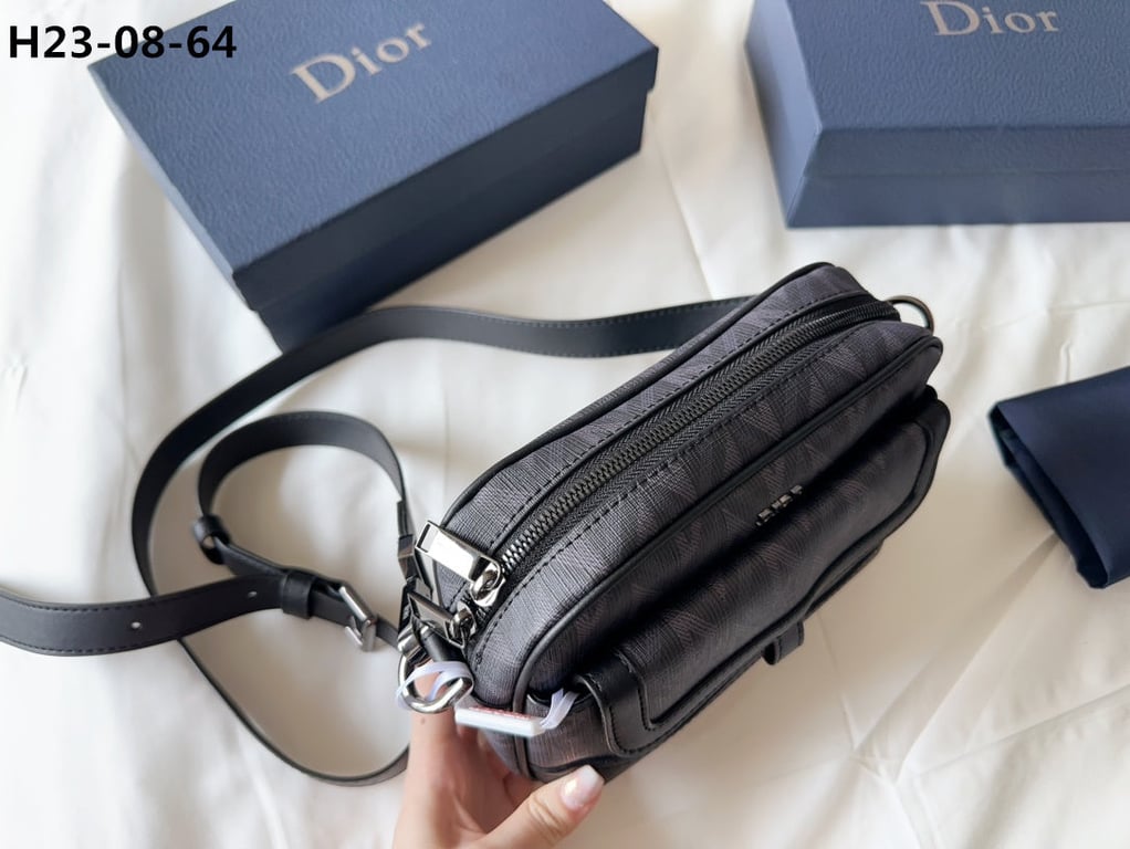 Anum Bags DIR HIT THE ROAD MESSENGER BAG CD BLACK 20CM