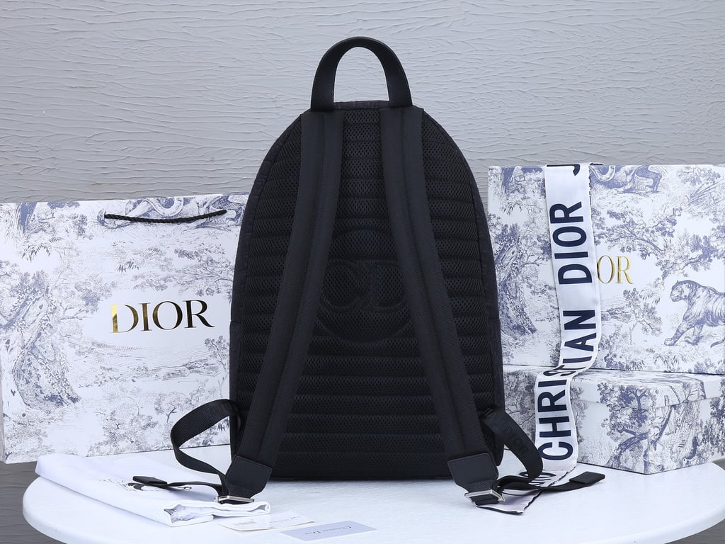 Ezyycart Bags DIR BLACK 40CM RIDER OBLIQUE JACQUARD BACKPACK