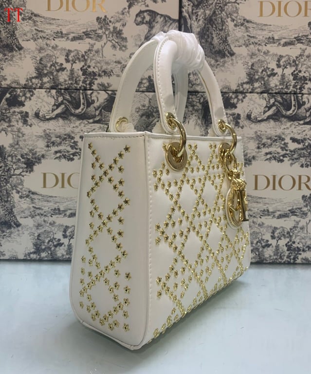 Ezyycart Bags DIR MINI LADY DIR LUCKY STAR BAG WHITE 17CM