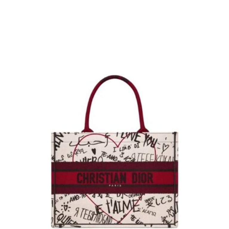 Anum Bags DIR 41CM MULTICOLOR LARGE BOOK TOTE DIRAMOUR JE TAIME