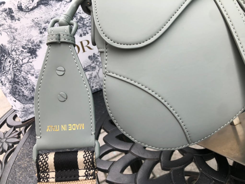 Ezyycart Bags DIR SADDLE ULTRA MATTE CALFSKIN GREY
