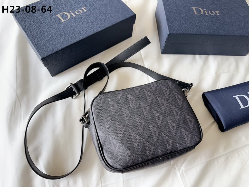 Anum Bags DIR HIT THE ROAD MESSENGER BAG CD BLACK 20CM
