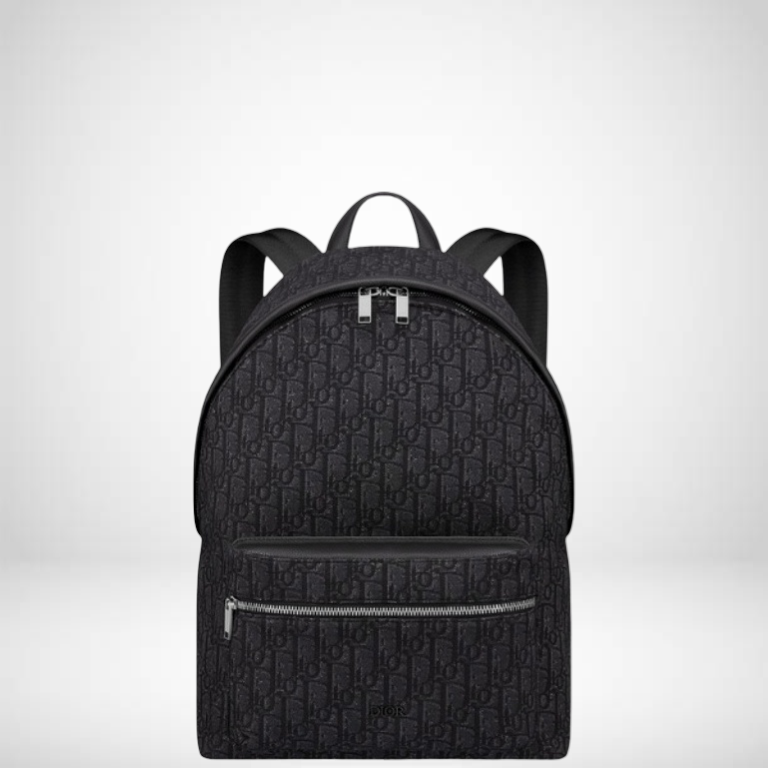 Ezyycart Bags DIR BLACK 40CM RIDER OBLIQUE JACQUARD BACKPACK