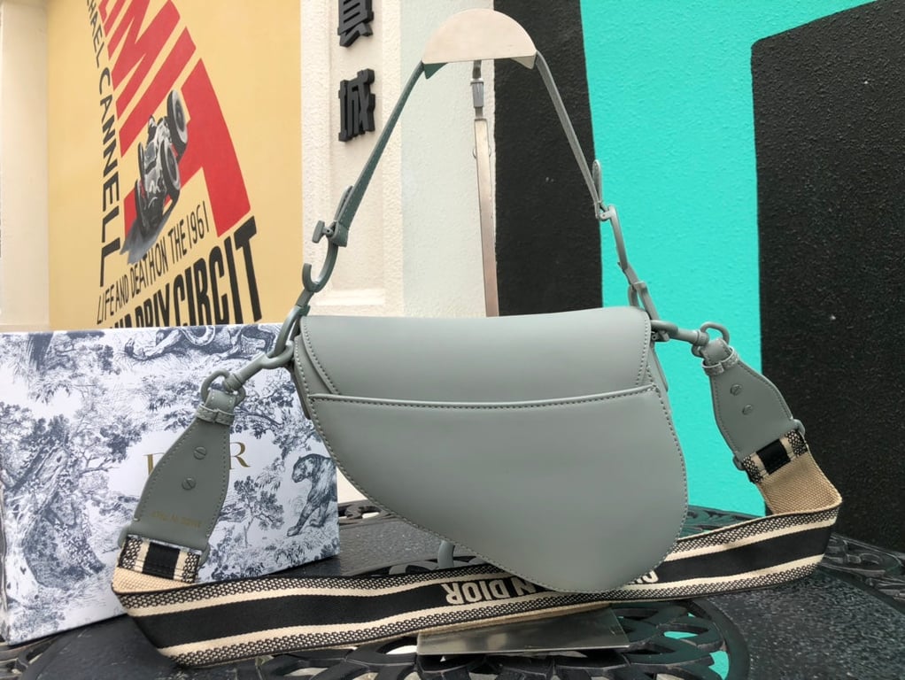 Ezyycart Bags DIR SADDLE ULTRA MATTE CALFSKIN GREY