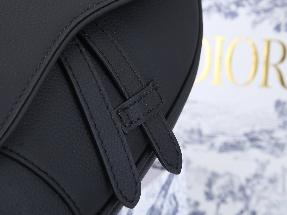 Ezyycart Bags DIR MINI SADDLE BAG OBLIQUE JACQUARD BLACK