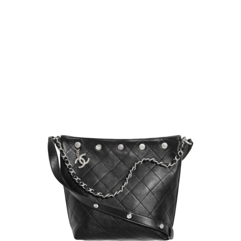 Anum Bags CHL LARGE BUCKET BAG BLACK 12.2IN/31CM