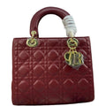 Ezyycart Bags DIR MEDIUM LADY CHERRY RED PATENT CANNAGE 24CM