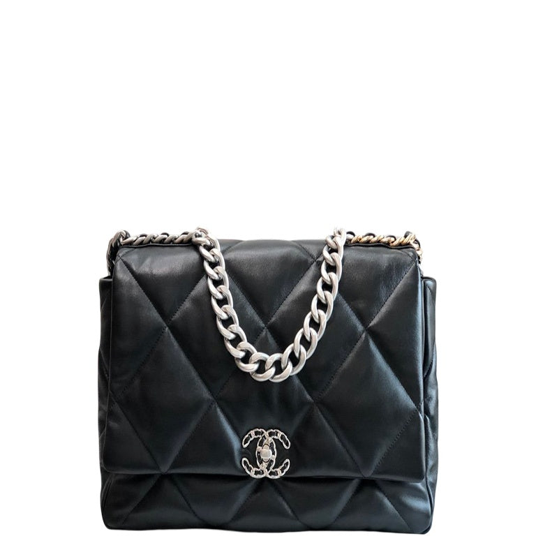 Anum Bags CHL 19 MAXI HANDBAG BLACK 14IN/36CM