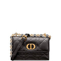 Ezyycart Bags DIR MISS CARO MINI BAG BLACK MACROCANNAGE LAMBSKIN 17CM