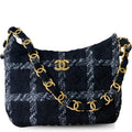 Anum Bags CHL TWEED BLACK HOBO BAG 6,9IN/17,5CM