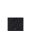 Ezyycart Bags dir WALLET BLACK OBLIQUE JACQUARD 11CM 2ESBH072YSEH03E