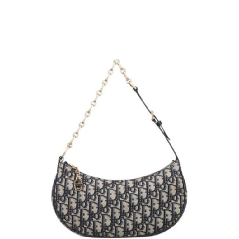 Anum Bags DIR LOUNGE BAG BLUE OBLIQUE JACQUARD 23CM