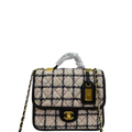 Anum Bags CHL 21CM 22K FLAP BAG WITH TOP HANDLE