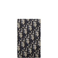 Ezyycart Bags dir LONG BI FOLD CARD HOLDER BEIGE AND BLACK OBLIQUE JACQUARD 17.5CM 2ESCH147YSE H05E