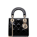 Ezyycart Bags DIR SMALL LADY DIR BAG BLACK PATENT 17CM