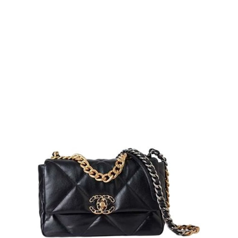 Anum Bags CHL 19 FLAP BAG BLACK 32CM