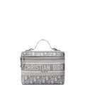 Ezyycart Bags DIR TRAVEL VANITY CASE GREY MONOGRAM 29CM