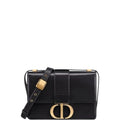 Ezyycart Bags DIR 30 MONTAIGNE BLACK BOX CALFSKIN 24CM