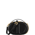 Ezyycart Bags DIR SIGNATURE OVAL CAMERA BAG BLACK CALFSKIN 18CM