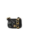 Anum Bags CHL MINI FLAP BAG BLACK 6.6IN/17CM