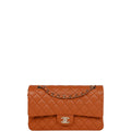 Anum Bags CHL CLASSIC MEDIUM LAMBSKIN FLAP BROWN AND GOLD 25CM