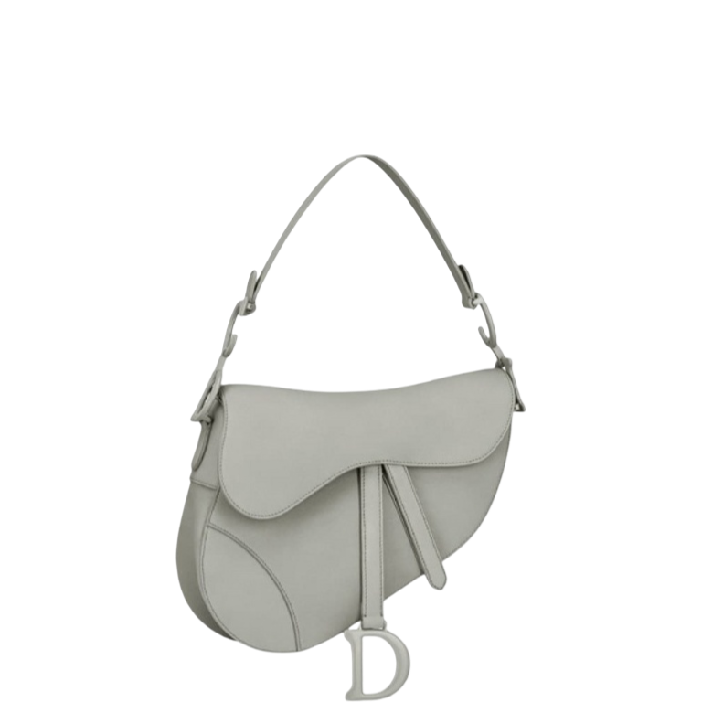 Ezyycart Bags DIR SADDLE ULTRA MATTE CALFSKIN GREY