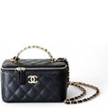 Anum Bags CHL SMALL VANITY CASE BLACK 6.7IN/17CM