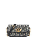 Ezyycart Bags DIR 30 MONTAIGNE AVENUE BAG BLUE DIR OBLIQUE JACQUARD 23CM