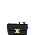 Ezyycart Bags CE TRIOMPHE SHOULDER BAG IN SHINY CALFSKIN BLACK